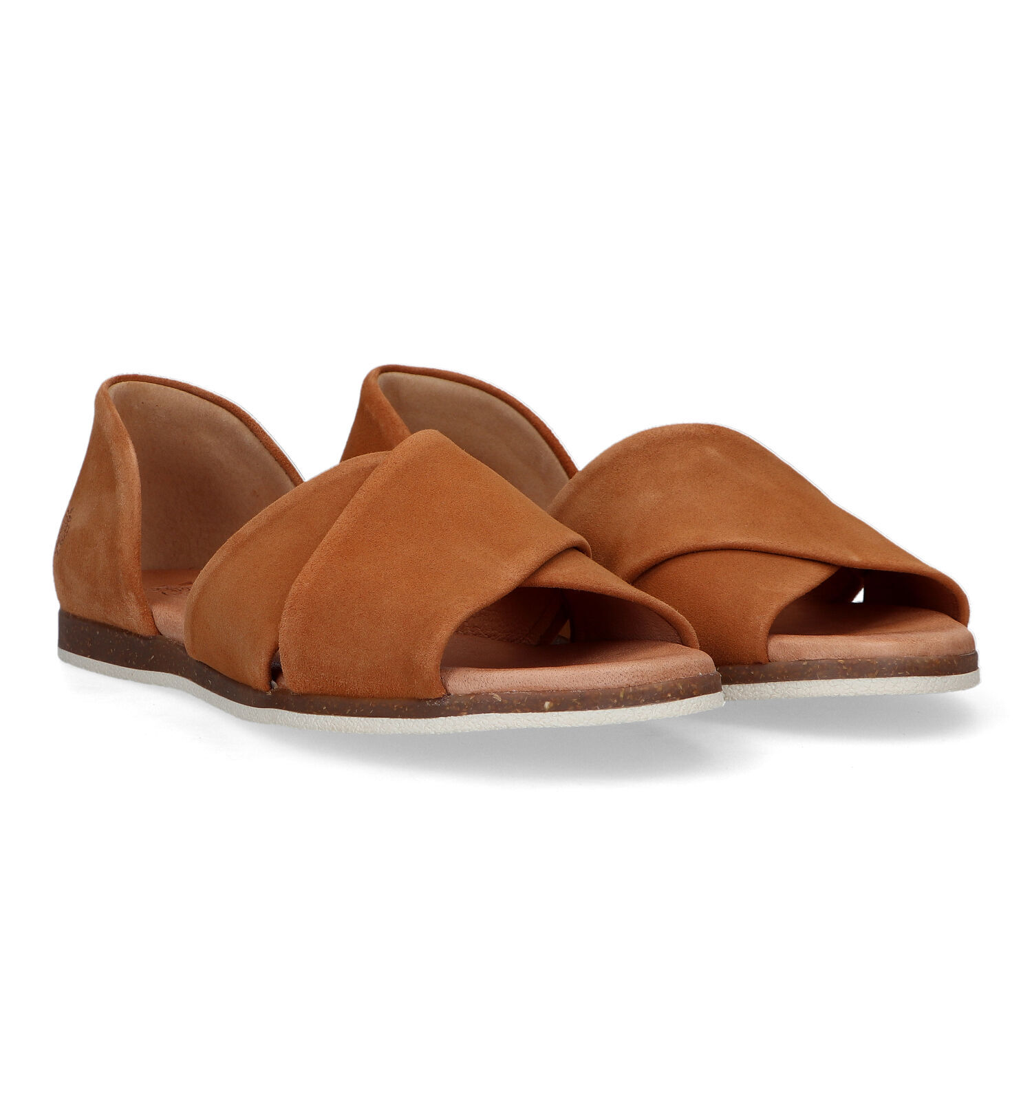 Sandalen clearance dames cognac