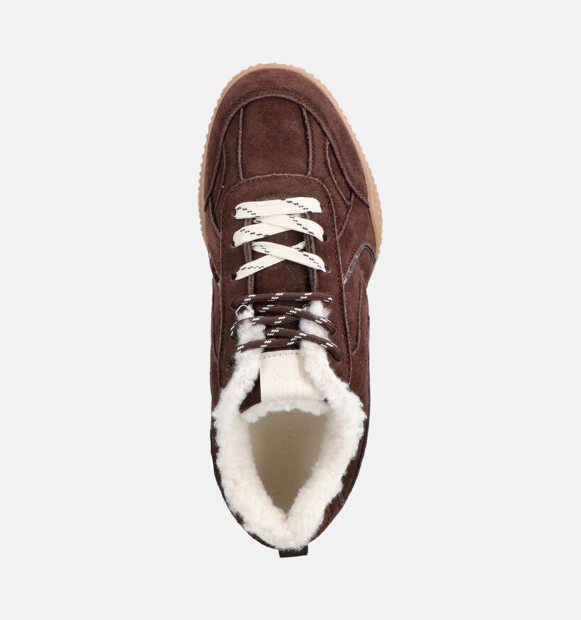 Laurent David Donkerbruine Sneakers voor dames (380979) - geschikt voor steunzolen