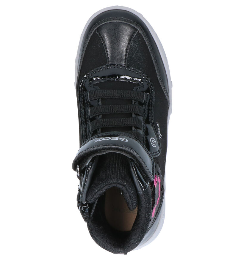 Geox Skylin Girl Zwarte Sneakers in lak (262013)