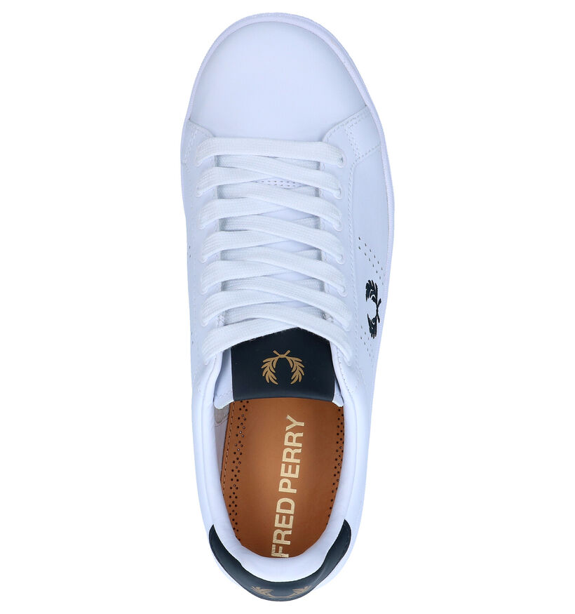 Fred Perry Baskets basses en Blanc en cuir (300613)