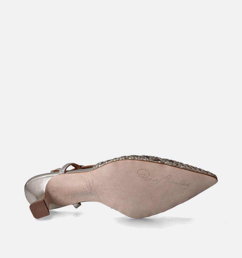 Pedro Miralles Escarpins slingback en Or pour femmes (357687)