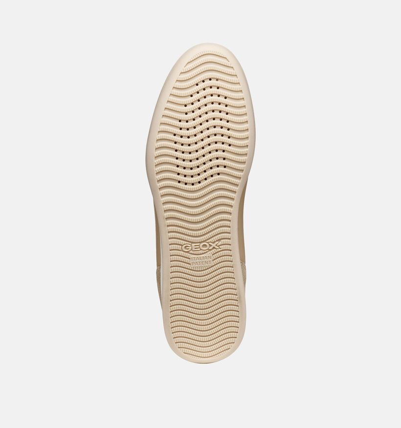 Geox Maryemy Beige/Gouden Sneakers voor dames (368188) - geschikt voor steunzolen