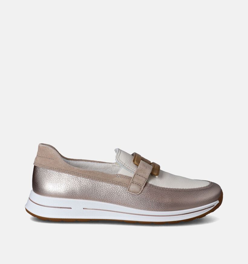 Ara Osaka High Soft Mocassins en Or pour femmes (355197) - pour semelles orthopédiques
