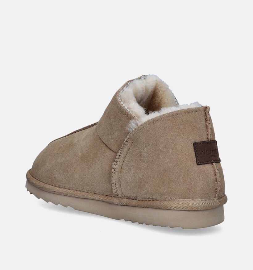 Warmbat Willow Pantoufles montantes en Beige pour femmes (346224)