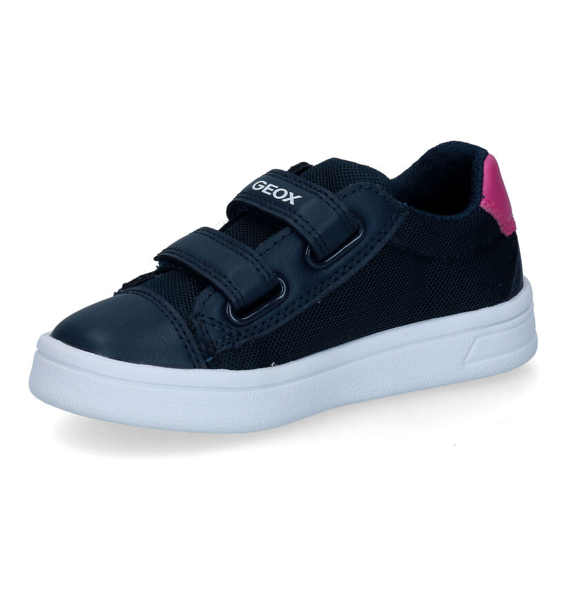 Geox Djrock Blauwe Sneakers voor meisjes (304207) - geschikt voor steunzolen