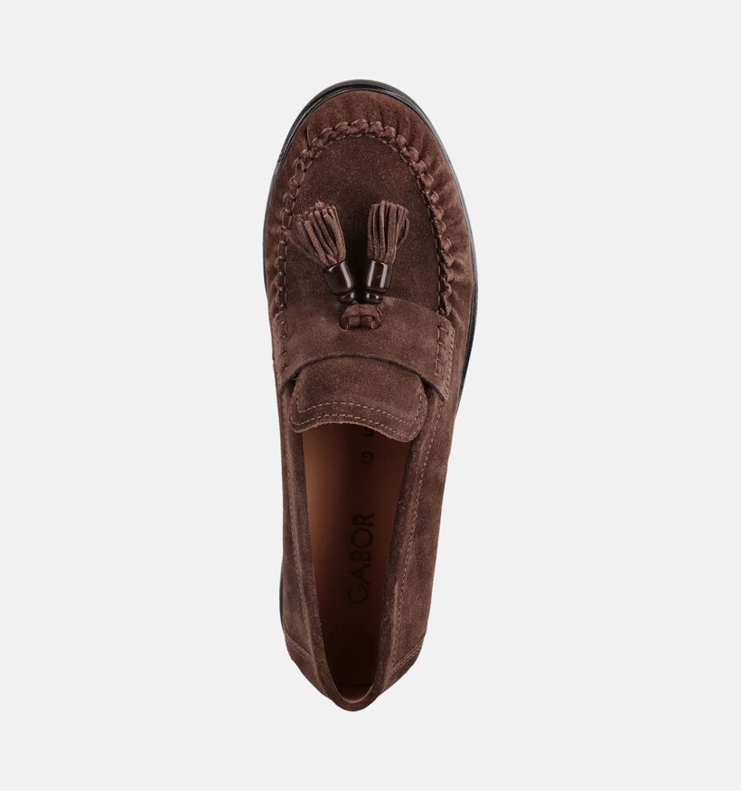 Gabor Comfort Bruine Mocassins voor dames (376966) - geschikt voor steunzolen
