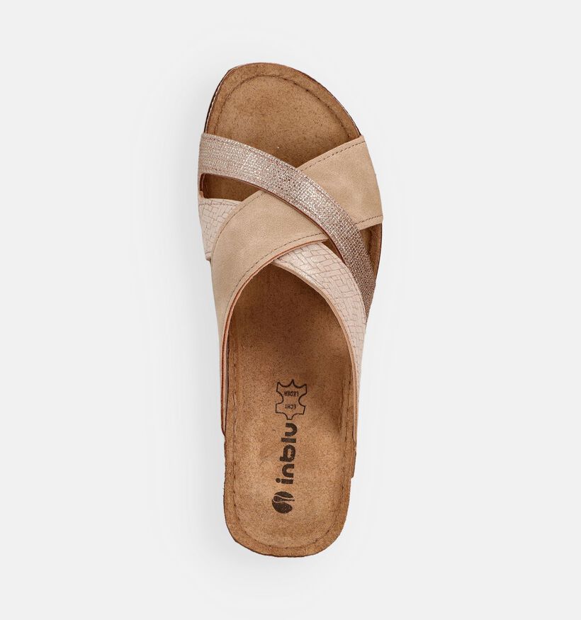 Inblu Taupe Slippers voor dames (373522)