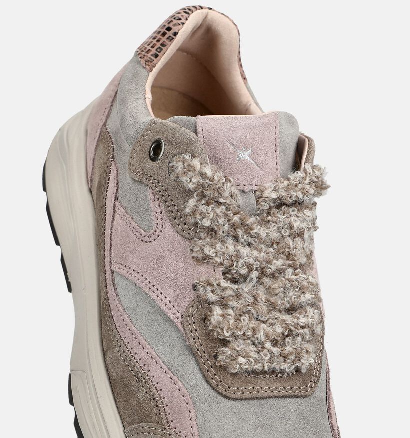 Xsensible Liberty Taupe/Multi Sneakers voor dames (379022) - geschikt voor steunzolen