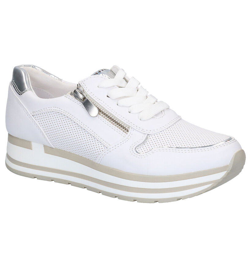 Marco Tozzi Witte Sneakers in kunstleer (265847)