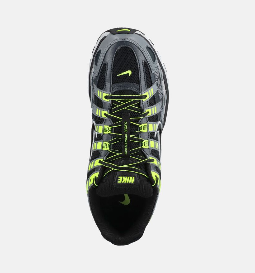 Nike P-6000 Baskets basses en Gris fonc&eacute; pour hommes (376112)