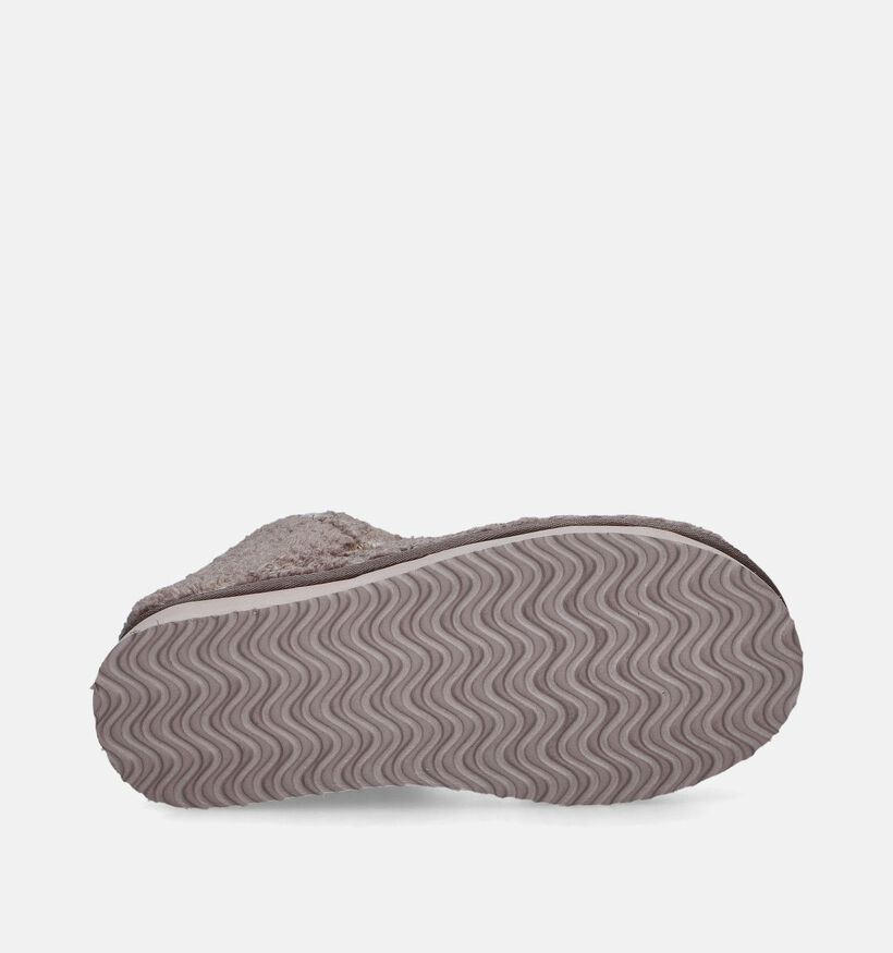 Torfs Home Taupe Hoge pantoffels voor dames (349388)