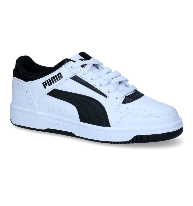 Puma Rebound Joy Witte Sneakers voor jongens, meisjes (318743)