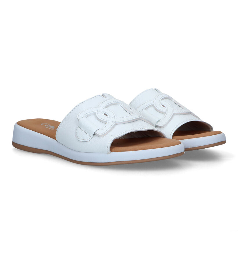 Gabor Comfort Nu-pieds en Blanc pour femmes (323259)