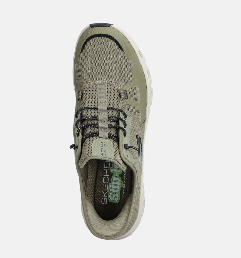 Skechers Glide-Step Pro Kakigroene Slip-in Sneakers voor heren (366501)