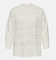 ONLY Carmakoma Ima Pull en Blanc pour femmes (344220)