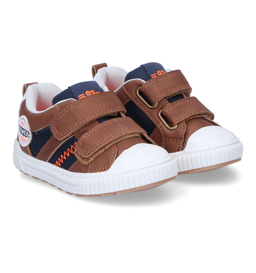 Sprox Chaussures à scratch en Cognac pour garçons (305292)