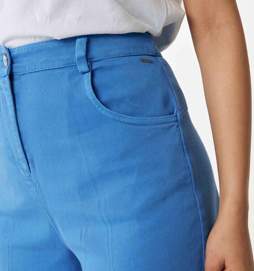 Mexx Olivia Pantalon large en Bleu (324102)