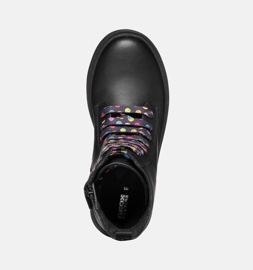 Geox Eclair Zwarte Boots Geox Eclair Zwarte Boots voor meisjes (345962) - geschikt voor steunzolen