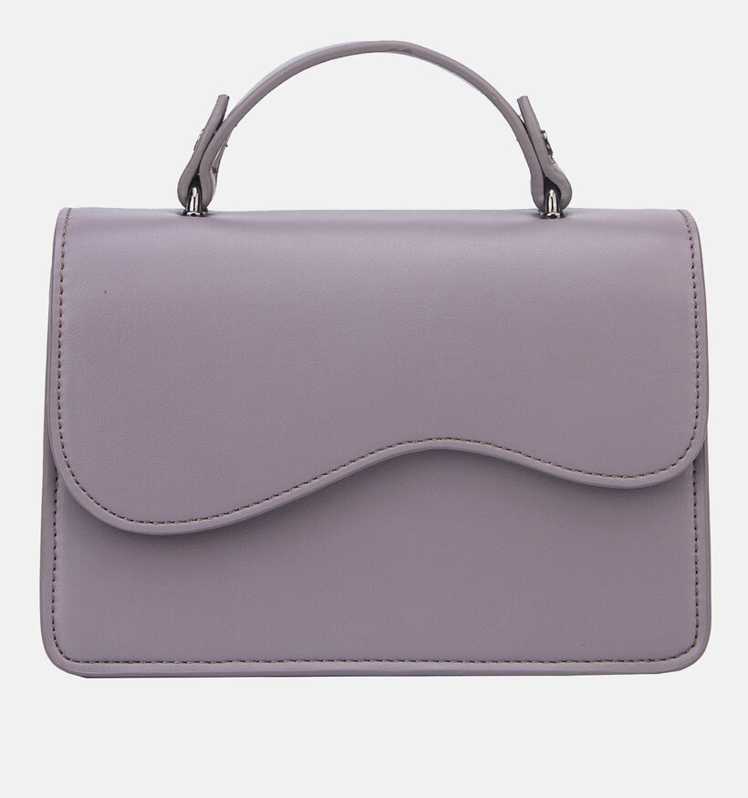 Hvisk Crane Soft Structure Sac à main en Lilas pour femmes (346722)