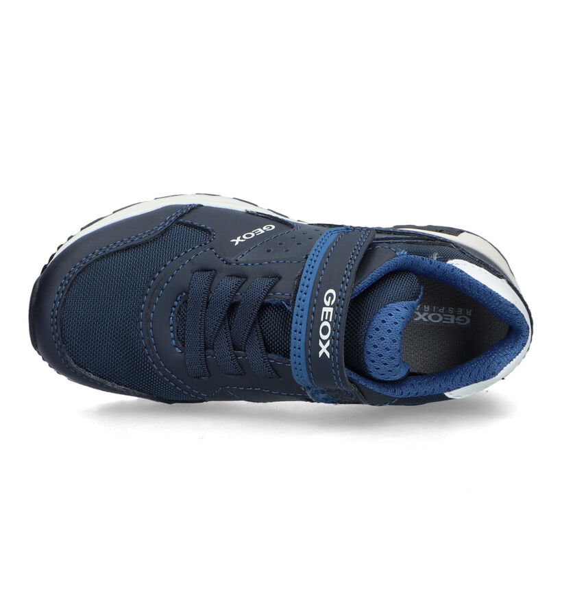 Geox Pavel Chaussures à velcro en Bleu pour garçons (326912) - pour semelles orthopédiques