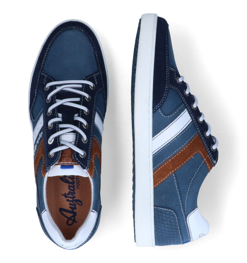 Australian Nothingham Chaussures à lacets en Bleu pour hommes (337777) - pour semelles orthopédiques