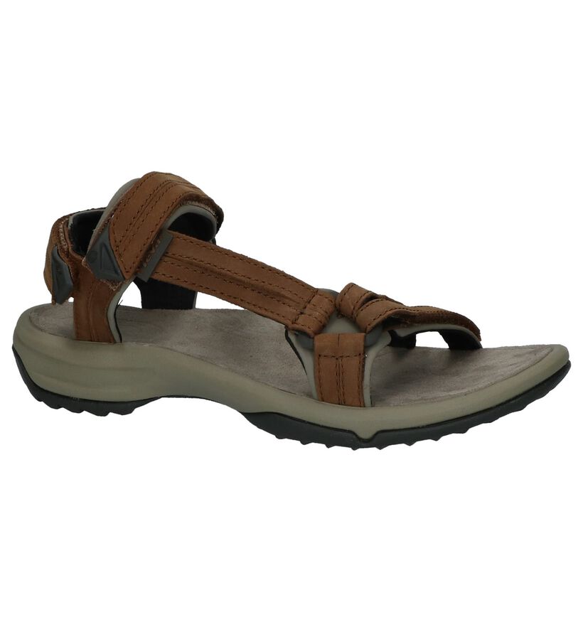 Bruine Sandalen Teva Terra Fi Lite Leather in leer (212639)