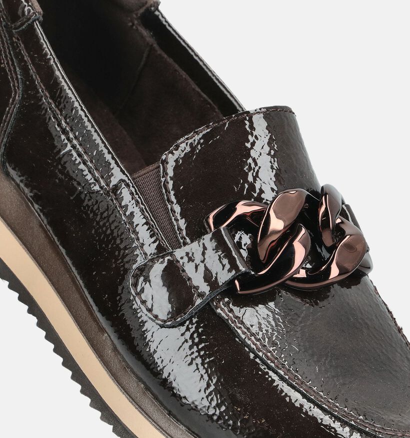 Jana Chaussures plates en Brun fonc&eacute; pour femmes (377087)