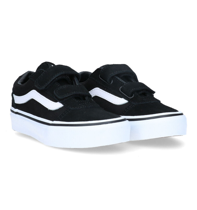 Vans Ward Baskets de skate en Noir pour filles, garçons (352757)