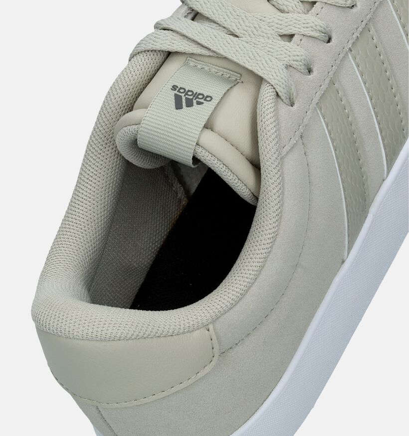 adidas VL Court 3.0 Baskets sportives en Jaune pour femmes (359451) - pour semelles orthopédiques