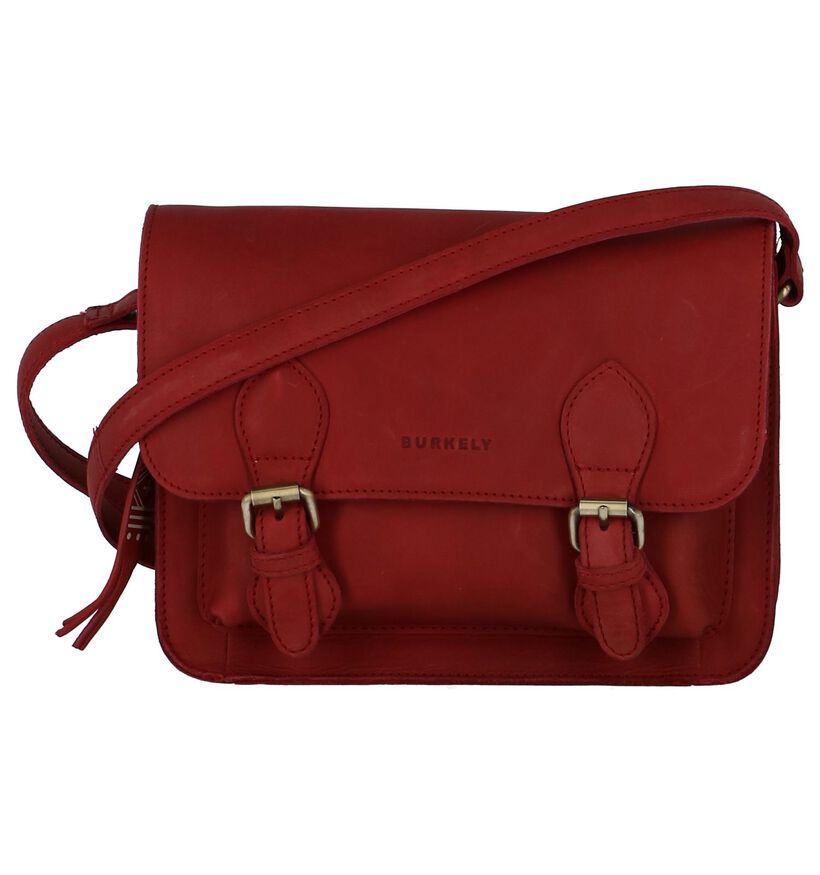 Rode Crossbodytas Burkely Daisy in leer (249374)