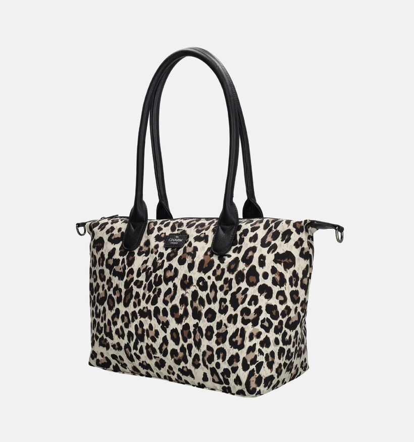 Charm London Buckingham Leopard Cabas en Marron pour femmes (374391)