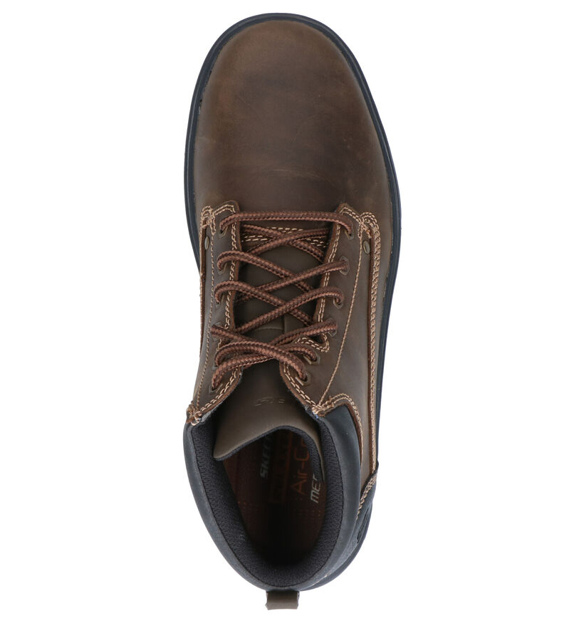 Skechers Segment Garnet Bruine Boots in kunstleer (262808)