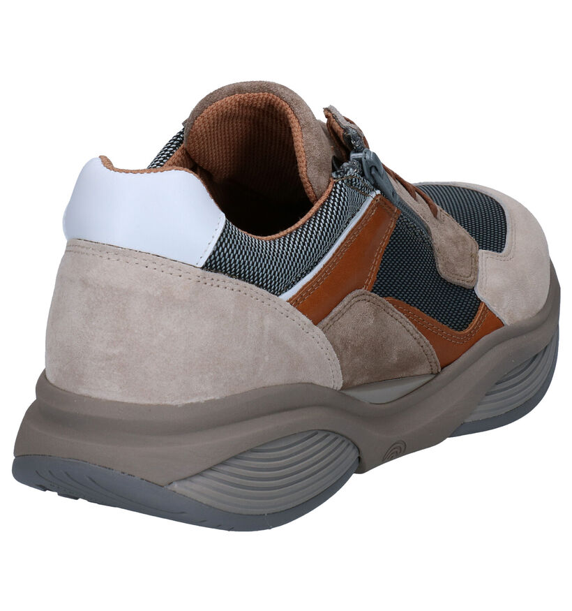 Xsensible SWX14 Beige Veterschoenen voor heren (324853) - geschikt voor steunzolen