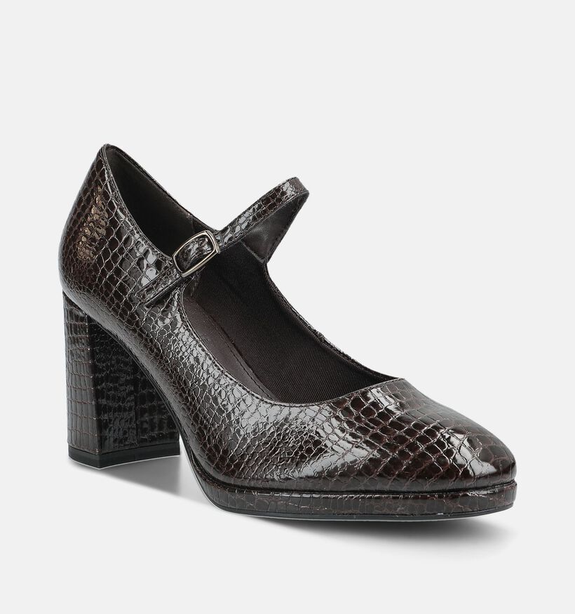 Tamaris Donkerbruine Pumps met Hoge Hak voor dames (376653)