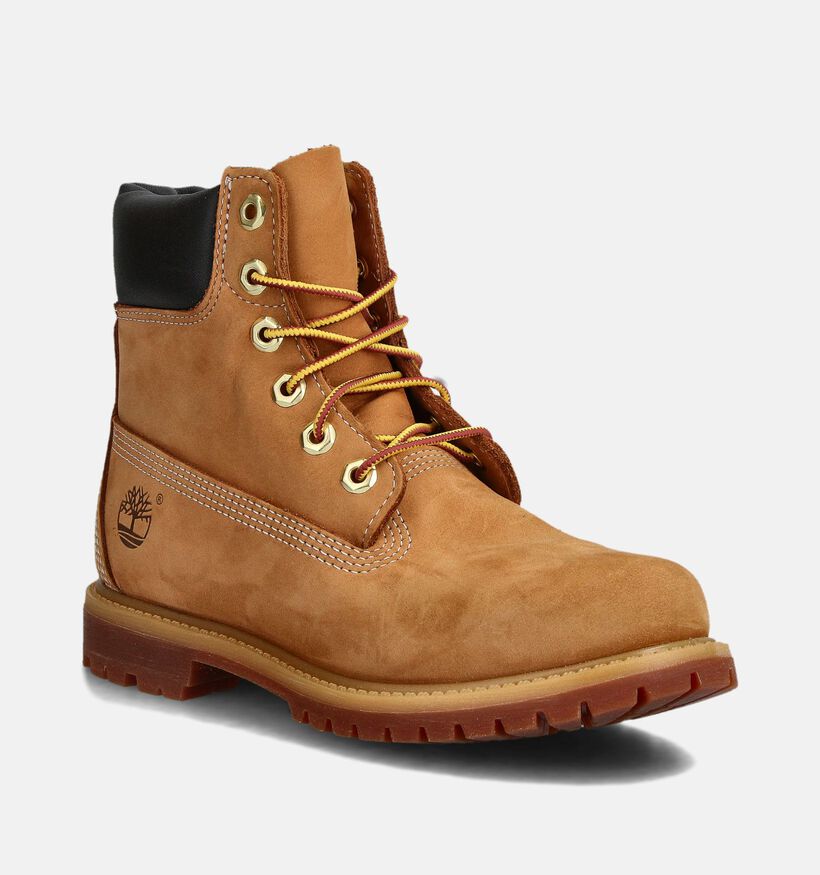 Timberland Premium 6 Inch Boots à lacets en Camel pour femmes (360178) - pour semelles orthopédiques