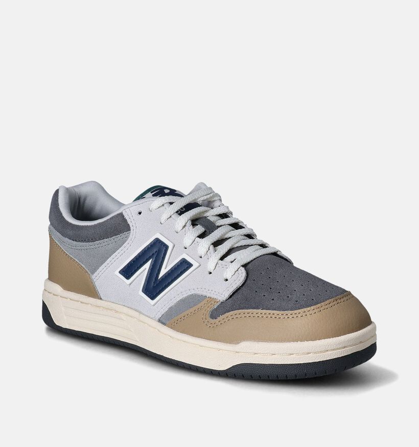 New Balance BB 480 Grijze Sneakers voor heren, jongens (350079) - geschikt voor steunzolen