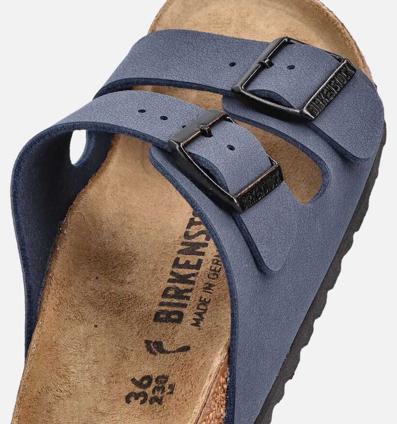 Birkenstock Arizona Blauwe Slippers voor jongens, meisjes (368290)