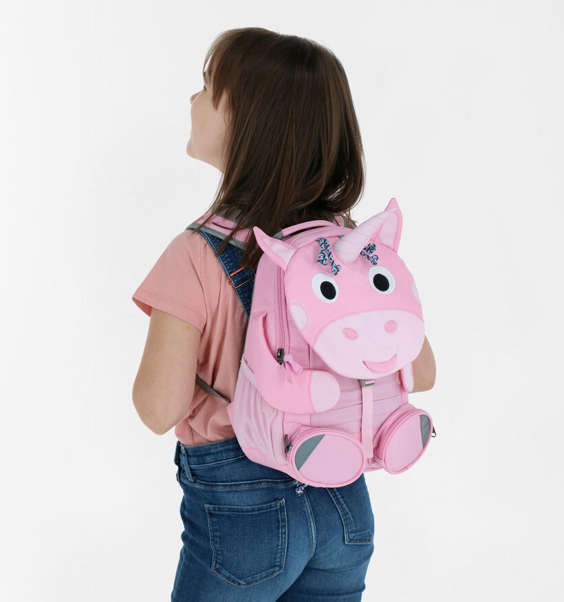 Affenzahn Unicorn Sac à dos en Rose en textile (285792)