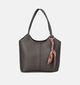 Signatur Leather Bag With Inner Bag Cabas en Brun fonc&eacute; pour femmes (380912)