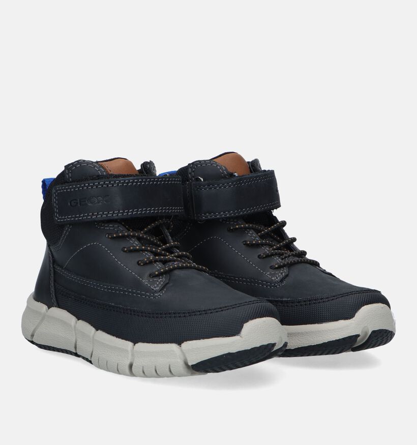 Geox Flexyper Blauwe Hoge Sneakers voor jongens (328540) - geschikt voor steunzolen