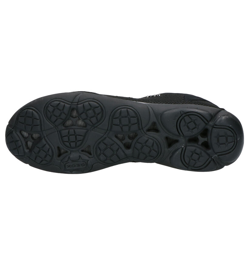 Geox Nebula Zwarte Sneakers in daim (255255)