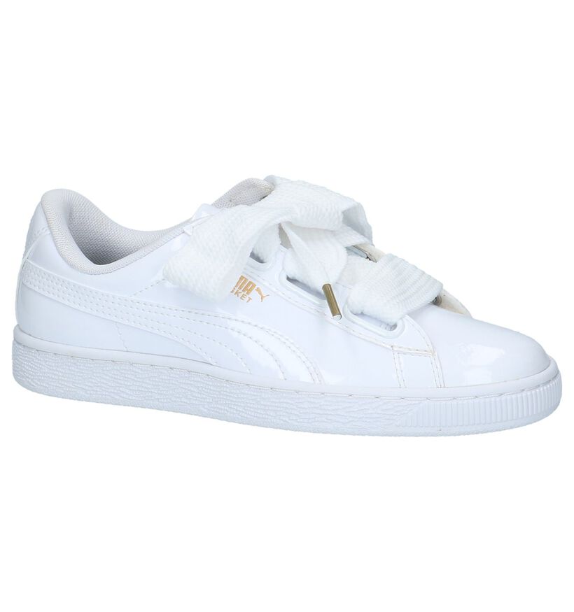 Puma Basket Heart Patent Baskets en Rose pour femmes (209961)