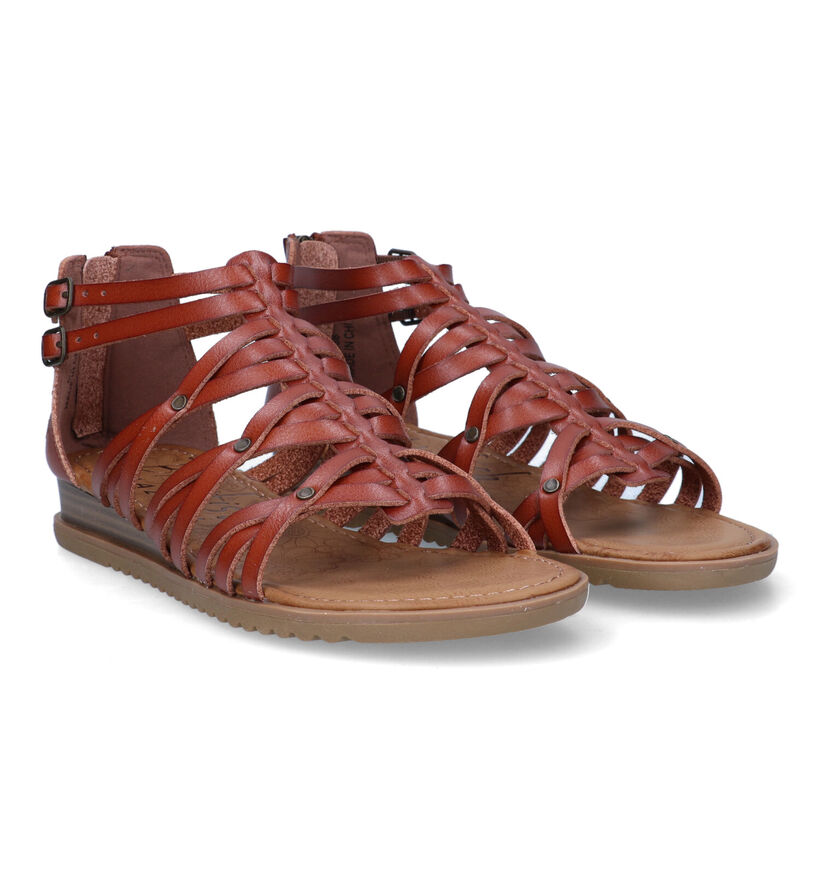 Blowfish Malibu Bloomy Cognac Sandalen voor dames (322142)