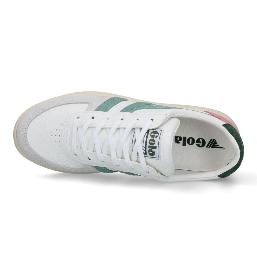 Gola Grandslam Trident Witte Sneakers voor dames (336374) - geschikt voor steunzolen