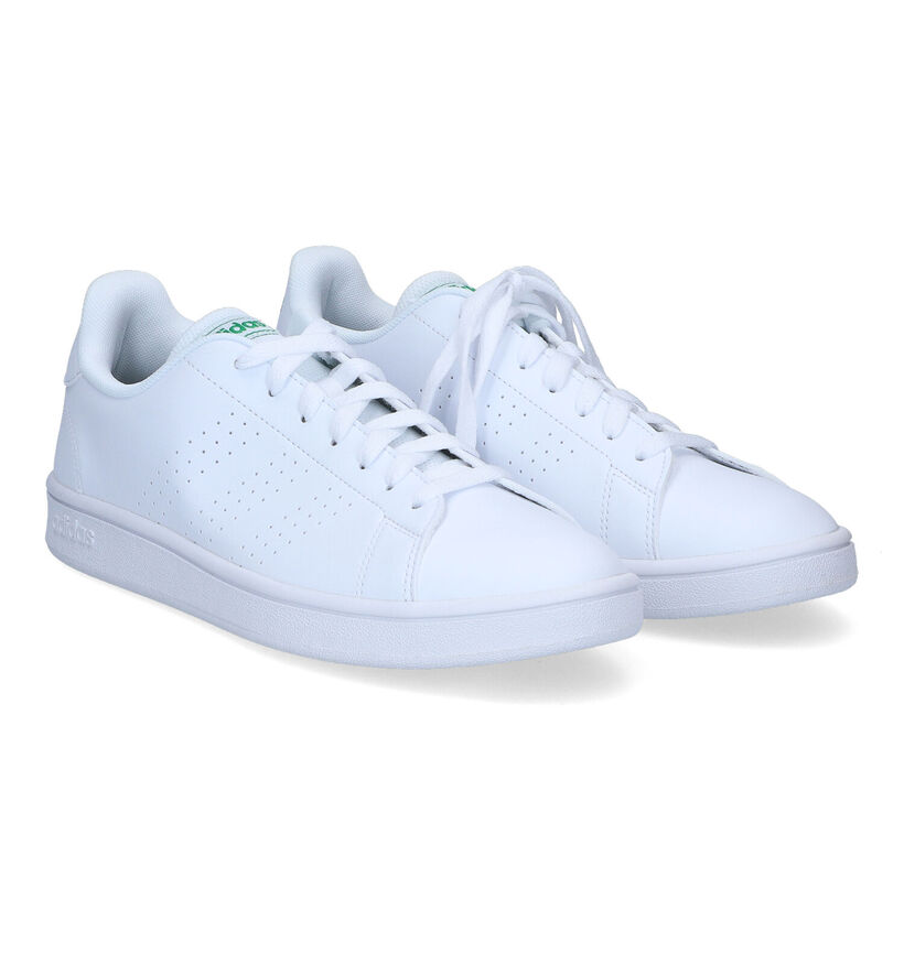 adidas Advantage Base Baskets en Blanc pour hommes (318165) - pour semelles orthopédiques