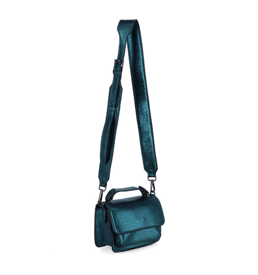 Hvisk Renei Metallic Sac porté croisé en Vert pour femmes (316679)