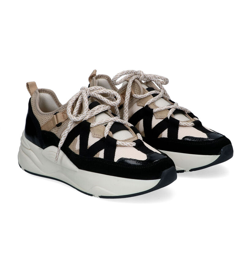 Shoecolate Beige Sneakers in nubuck (309499)