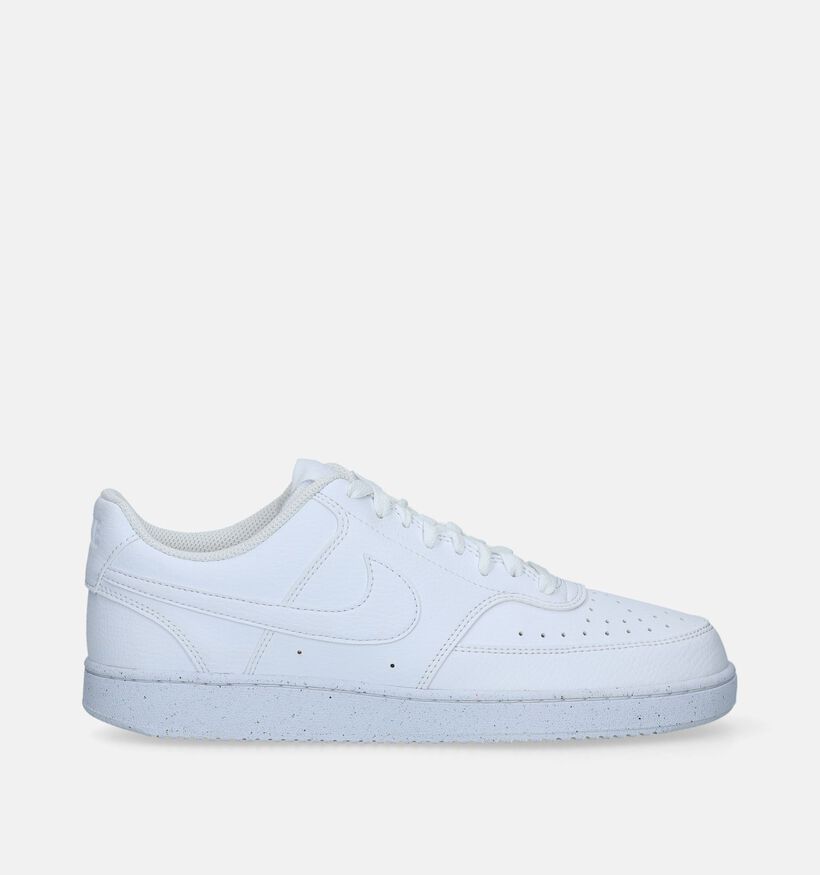 Nike Court Vision Low Next Nature Witte Sneakers voor heren, jongens (340386)