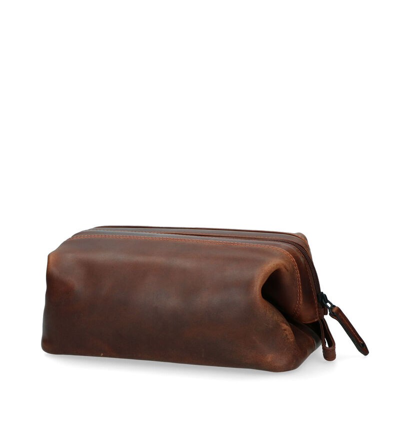 Maverick Trousse de toilette en Marron pour hommes (325679)