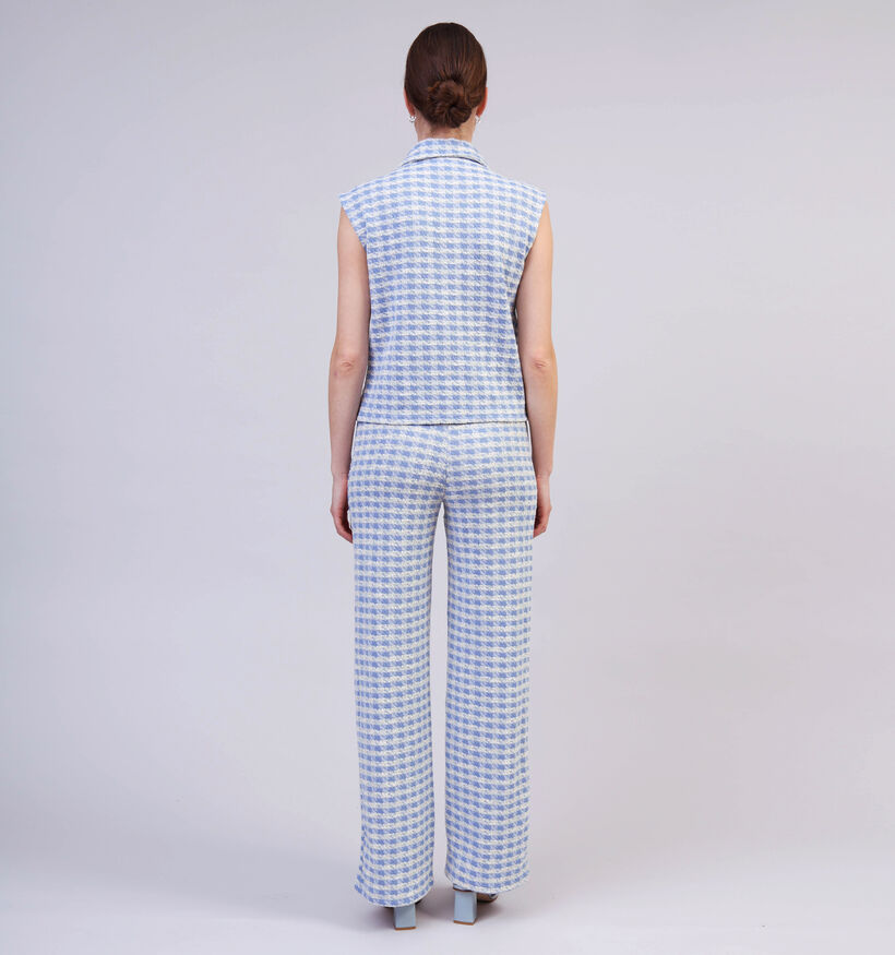 Vila Gesta Blauwe Vest zonder mouwen voor dames (359468)